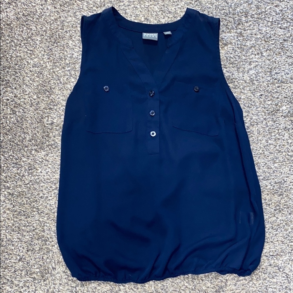 Soho Sleeveless Banded Blouse